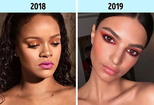 Phấn mắt sáng dạng lì: Nếu như xu hướng trang điểm trong suốt, tự nhiên của năm 2019 khiến bạn thấy nhàm chán, kém nổi bật thì hãy sử dụng phấn mắt sáng dạng lì. Đây là xu hướng trang điểm mới, thay thế cho phấn mắt bóng được ưa chuộng trong năm vừa qua.