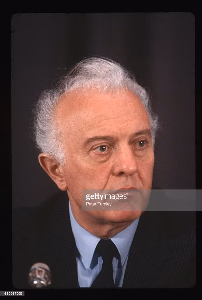 Chân dung Ngoại trưởng Liên Xô Eduard Shevardnadze năm 1986.