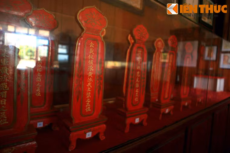 Bài vị thờ những người lính biển đã hi sinh khi thực thi nhiệm vụ.