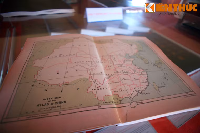 Bản đồ Trung Quốc không có Hoàng Sa, Trường Sa trong sách địa lý cổ của phương Tây.