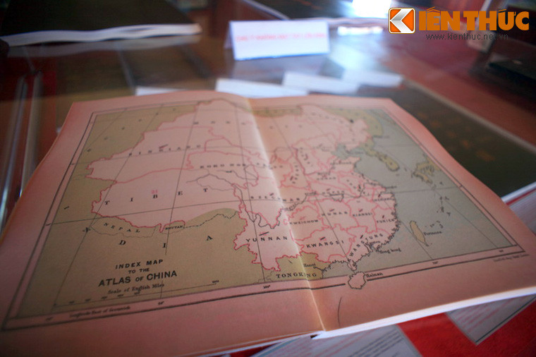 Bản đồ Trung Quốc không có Hoàng Sa, Trường Sa trong sách địa lý cổ của phương Tây.
