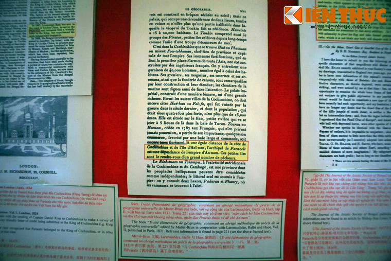 Các tư liệu quốc tế khẳng định chủ quyền Hoàng Sa, Trường Sa của Việt Nam.