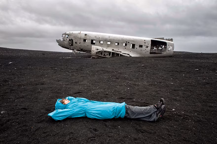 Sólheimasandur, Iceland.
