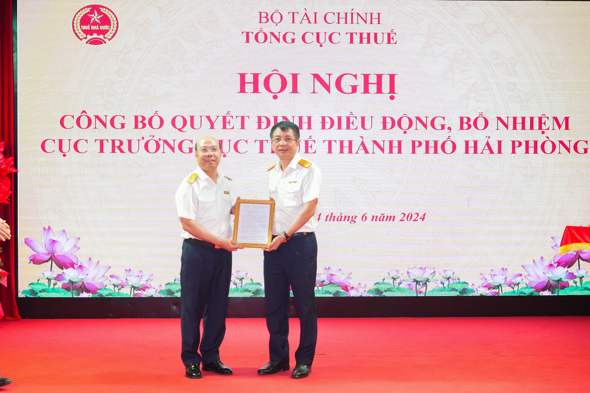 Hai Phong va Quang Ninh co tan Cuc truong Cuc Thue moi