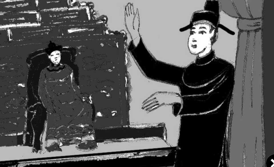 Tham hoa tuc gian vi hoang de nha Thanh la “ech ngoi day gieng“