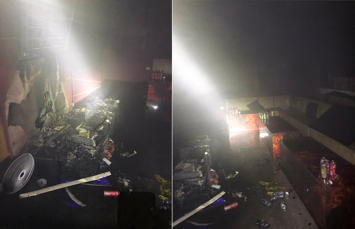 Kịp thời dập tắt đám cháy tại một nhà hàng ở Hải Phòng Kip thoi dap tat dam chay tai mot nha hang o Hai Phong