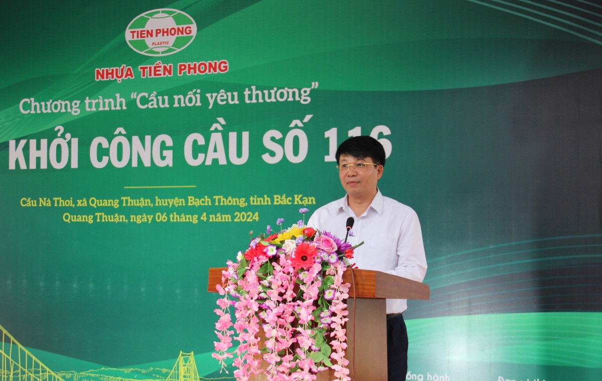 Khởi công cầu nối yêu thương số 116 tại Bắc Kạn - Hình 6 Khoi cong cau noi yeu thuong so 116 tai Bac Kan-Hinh-6
