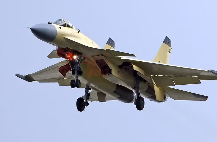 Các chuyên gia quân sự thế giới bình luận, J-15 thực ra là mẫu sao chép hoàn toàn thiết kế tiêm kích hạm Su-33 của Liên Xô. Nhận định này được đưa ra vì hình dáng J-15 giống hết Su-33 và có ít nhất một mẫu thử Su-33 được định danh là T-10K-3 đã được Ukraine bán cho Trung quốc năm 2011.