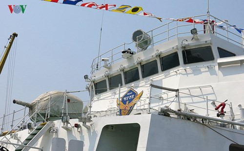 Đại tá Thái Minh Dũng, Phó Tư lệnh Vùng cánh sát biển 2 cho biết: “Chuyến thăm của tàu tuần tra Lực lượng Bảo vệ bờ biển Hàn Quốc tới Đà Nẵng và tới thăm Vùng cảnh sát biển 2 nhằm tạo mối quan hệ tốt đẹp giữa lực lượng Cảnh sát biển hai nước, nhằm bảo vệ an ninh an toàn trên các vùng biển".