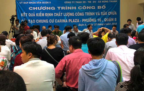 Bao gio cu dan Carina Plaza moi duoc ve nha?