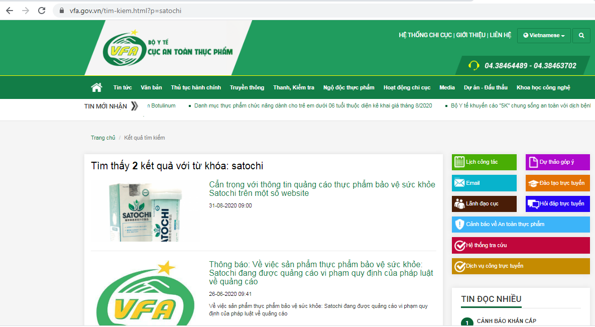 Bi phat 50 trieu van ngang nhien sai pham, TPBVSK Satochi -Cty Butaba co “nhon thuoc”?-Hinh-2