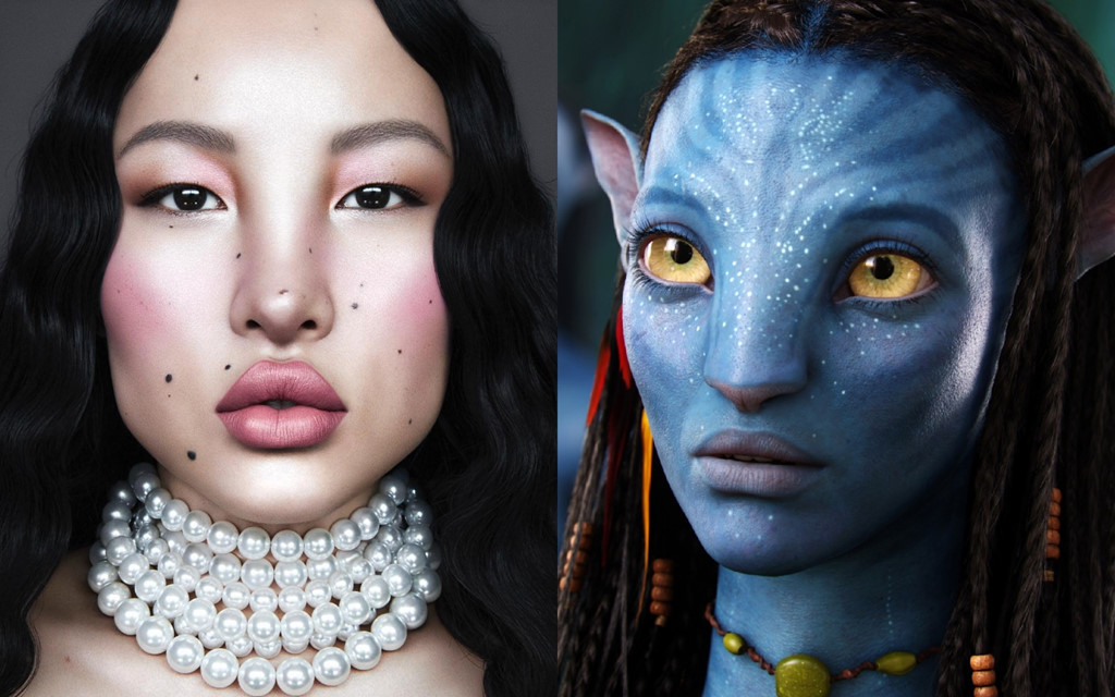 Năm 2017, giới thời trang xôn xao trước sự xuất hiện của Tsunaina - nữ người mẫu có đường nét gương mặt kỳ dị (cấu trúc mũi gồ ghề, khuôn môi dày và nhiều nốt ruồi). Ngay lập tức, dân mạng ví cô gái đến từ Tây Tạng như nhân vật Neytiri trong phim Avatar ngoài đời thực. Nhan sắc độc đáo cộng với chiều cao chỉ 1,67 m của cô gây tranh cãi thời gian dài. Một số ý kiến nhận định Tsunaina không đủ yếu tố để trở thành một người mẫu chuyên nghiệp.