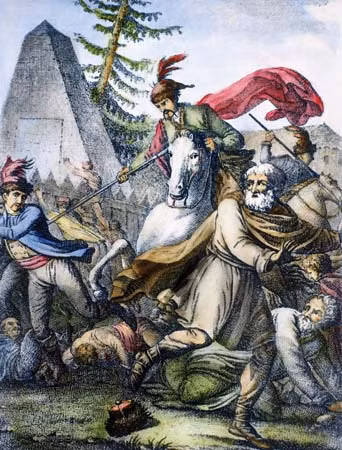 Nhiều nơi trong thành phố Novgorod nhuốm màu đỏ bởi máu của các nạn nhân bị giết hại một cách tàn độc.