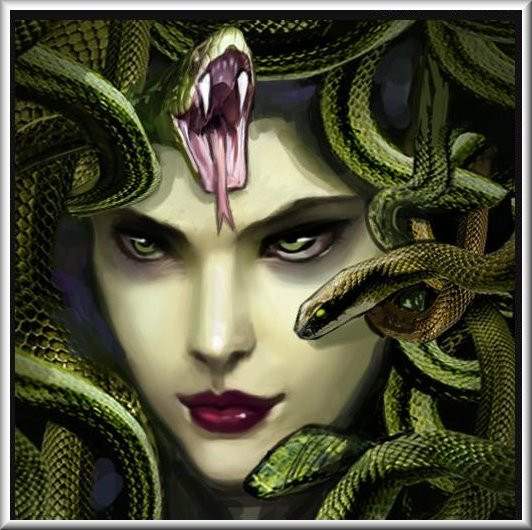 Theo miêu tả, Medusa là con của thần Phorcys và Ceto. Medusa là người duy nhất trong số những người anh chị em có thể bị giết chết.