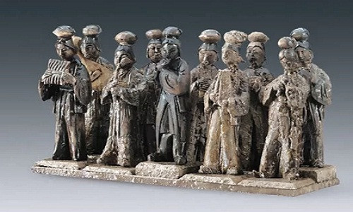 Hài cốt "Đại phu nhân" được bảo quản khá tốt khi còn nguyên tóc và móng tay.