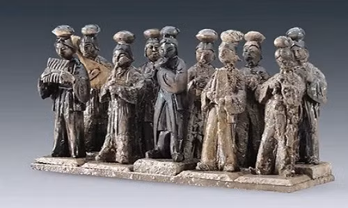 Hài cốt "Đại phu nhân" được bảo quản khá tốt khi còn nguyên tóc và móng tay.