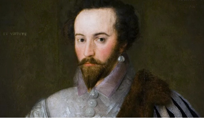 Sir Walter Raleigh (1552-1618) là nhà thám hiểm lừng danh nước Anh. Ông sống dưới thời Nữ hoàng Elizabeth I trị vì đất nước.