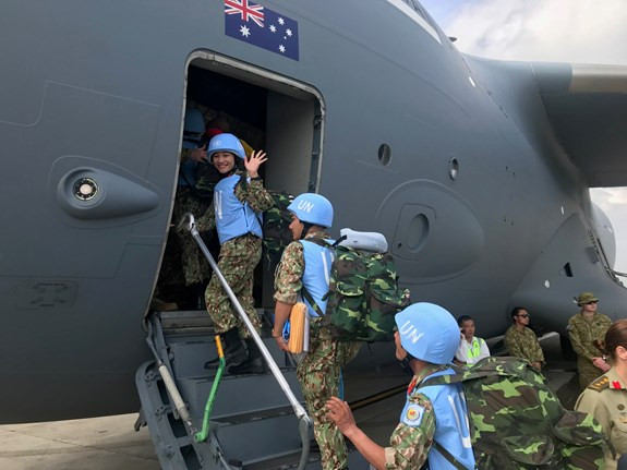 BV Da chien cap 2 so 1 xuat quan dot 2 den Phai bo Nam Sudan cua LHQ-Hinh-7