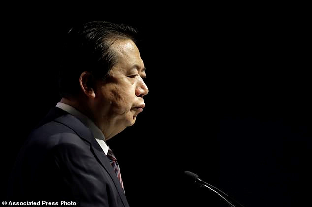 Ông là quan chức người Trung Quốc đầu tiên đảm nhiệm vị trí Chủ tịch Interpol. Ông được bổ nhiệm làm Chủ tịch Interpol vào ngày 10/11/2016 với nhiệm kỳ từ năm 2016 - 2020. Trong thời gian giữ chức Chủ tịch Interpol, ông Mạnh Hoành Vĩ vẫn giữ chức Thứ trưởng Bộ Công an Trung Quốc.