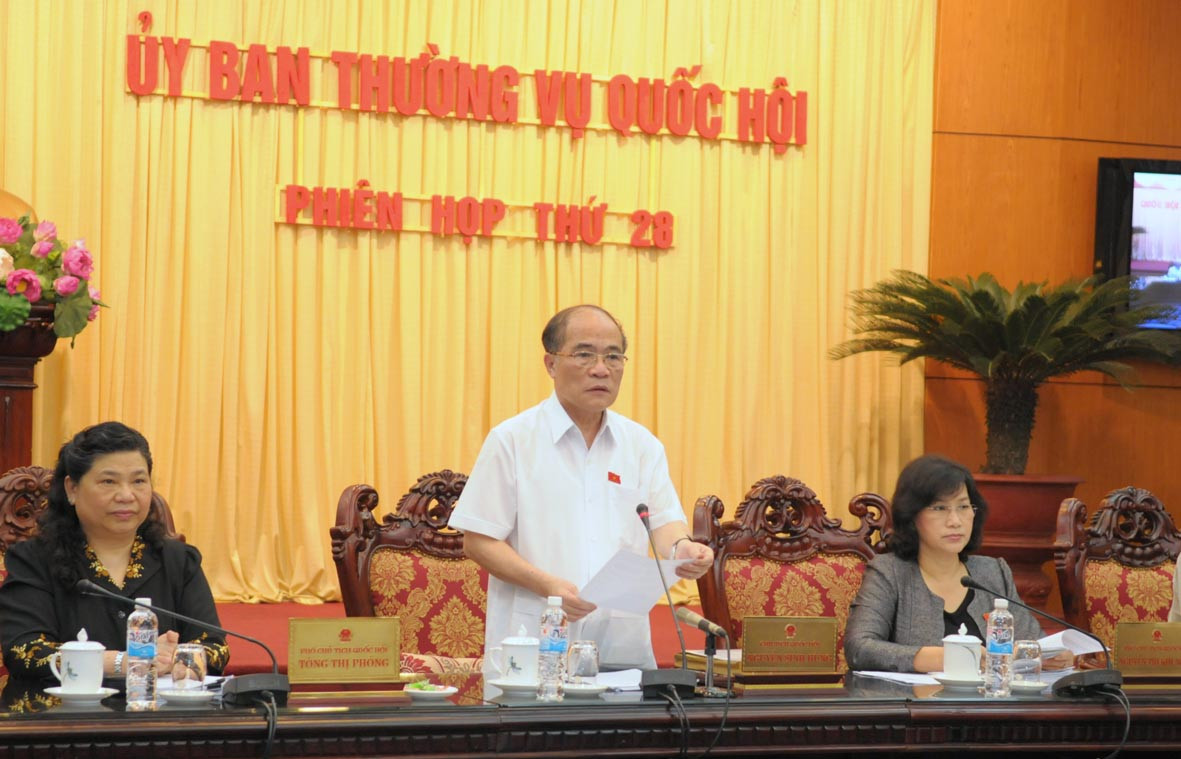 Phien hop 28, Uy ban Thuong vu Quoc hoi ban gi?