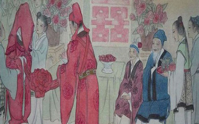 Cụ thể, vào thời xưa, hôn nhân của thanh niên Trung Quốc do cha mẹ định đoạt hoặc thông qua các bà mối.