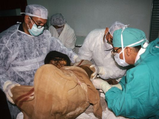 Sau khi qua đời trong nghi lễ hiến tế trẻ em, nhiệt độ luôn ở mức đóng băng cùng một số yếu tố tự nhiên khác giúp bảo quản thi hài Maiden còn gần như nguyên vẹn.