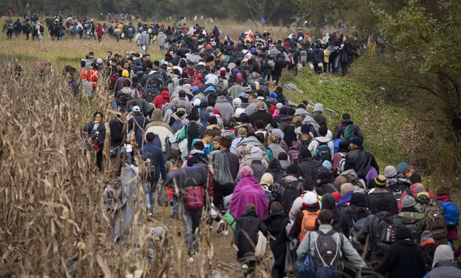 Canh hang nghin nguoi ti nan di bo qua cac nuoc Balkans-Hinh-5