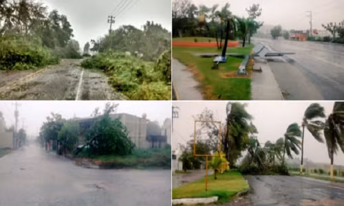 Siêu bão Patricia mang theo những cơn gió mạnh và mưa lớn đã đổ bộ vào Mexico ngày 24/10.