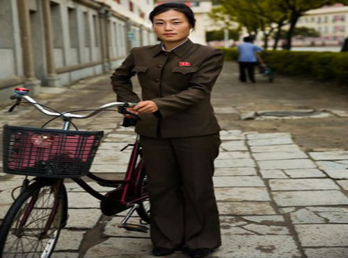 Xe đạp là phương tiện di chuyển phổ biến nhất ở đất nước này. (ảnh: Mihaela Noroc/Huffington Post).