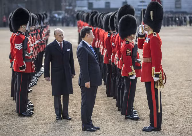 Buỗi lễ chào đón ông Tập Cận Bình tại London ngày 20/10.