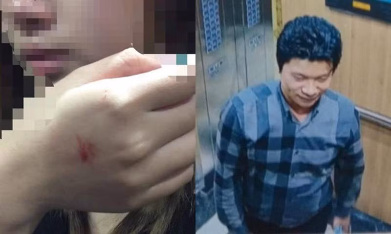 Tới ngày 18/3, Công an Quận Thanh Xuân cho biết đã áp dụng điểm a, khoản 1, điều 5, Nghị định 167 của Chính phủ quy định xử phạt về hành vi có cử chỉ, lời nói thô bạo, khiêu khích, trêu ghẹo, xúc phạm danh dự, nhân phẩm của người khác để xử phạt người đàn ông có hành vi sàm sỡ cô gái trong thang máy chung cư Golden Palm với số tiền 200.000 đồng. Đồng thời, Công an quận Thanh Xuân cũng tiến hành lập biên bản ngăn chặn, yêu cầu Đỗ Mạnh Hùng cam kết sẽ không tái phạm hành vi tương tự.