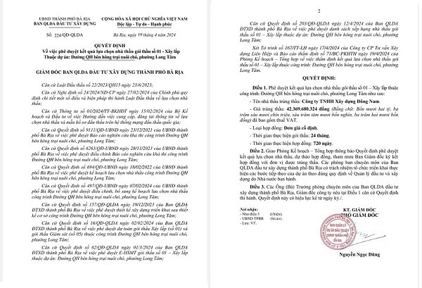 BRVT: Thấy gì ở gói thầu 334 tỷ, nạo vét kênh Bến Đình? - Hình 3 BRVT: Thay gi o goi thau 334 ty, nao vet kenh Ben Dinh?-Hinh-3