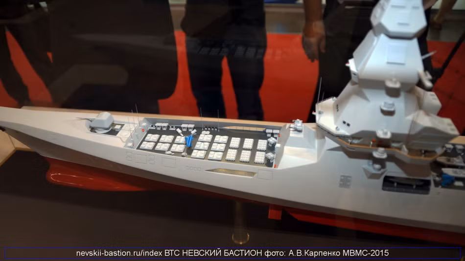 Các hệ thống phóng thẳng đứng (VLS) này sẽ triển khai 70 tên lửa hành trình đối đất, 128 tên lửa hải đối không và 16 tên lửa chống hạm.