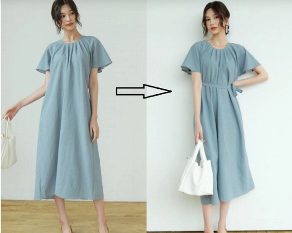 Trường hợp váy không có chi tiết thắt eo, bạn hoàn toàn tạo được điểm nhấn bằng cách sử dụng thắt lưng mảnh. Ngoài ra, bạn có thể tận dụng túi đeo chéo sợi nhỏ, điều chỉnh độ dài túi đến thắt lưng. Sợi dây mảnh sẽ làm nổi bật vòng eo, tăng phần khí chất. (Ảnh minh họa)