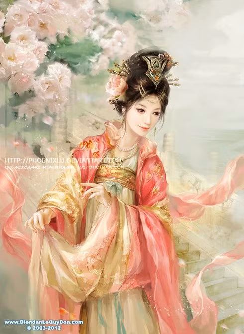 Năm Đại Nghiệp thứ mười bốn, Dương Quảng bị phản quân giết tại hành cung Giang Đô, Tiêu Thị không ngừng bị ép đổi thân phận. Đầu tiên bị Vũ Văn Hóa Cập đưa đến Liễu Thành làm thục phi cho ông ta. Sau khi Vũ Văn Hóa Cập bị đánh bại, Tiêu Thị rơi vào tay Đậu Kiến Đức, bị ép làm ái thiếp của Đậu Kiến Đức. Đột Quyết Vương từ lâu đã nghe tiếng Tiêu Thị vô cùng xinh đẹp, liền đòi Tiêu Thị từ chỗ Đậu Kiến Đức, Đậu Kiến Đức không dám níu kéo, cho nên Tiêu Thị trở thành vương phi của hai đời vua Đột Quyết. Năm thứ tư Trinh Quan đời Đường, Lý Thế Dân đánh bại Đột Quyết, đón Tiêu Thị về kinh, Tiêu Thị lại trở thành Chiêu Dung trong cung của Lý Thế Dân kém bà 15 tuổi. Tiêu Thị sau khi qua đời, được Lý Thế Dân an táng theo nghi lễ hoàng hậu bên cạnh mộ của Dương Quảng.