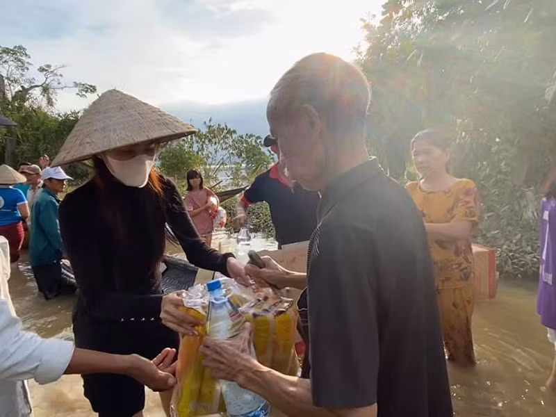 Cùng với Thủy Tiên, nhiều sao Việt khác cũng kêu gọi quyên góp như Thúy Diễm, Mỹ Lệ, Kỳ Duyên, Đại Nghĩa.