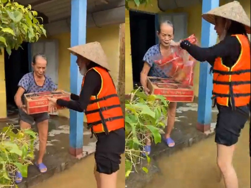 Không đi cùng Thủy Tiên, Công Vinh tỏ ra khá lo lắng. Anh chỉ mong bà xã có chuyến đi an toàn.