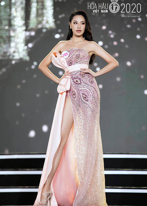 Đoàn Tường Linh cũng dừng chân ở top 40 Hoa hậu Việt Nam 2020.