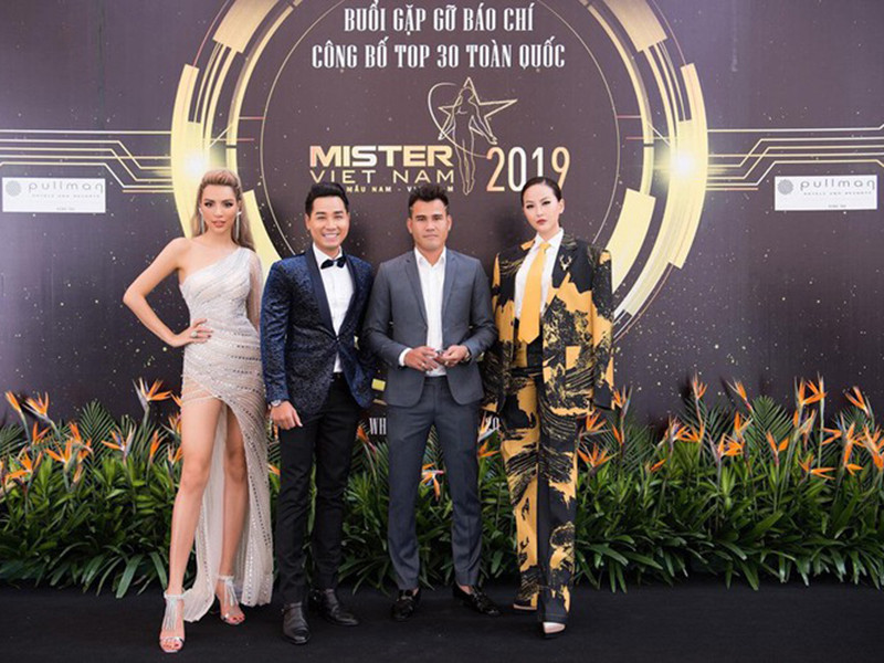 Năm 2019, chồng cũ của Thảo Trang đảm nhận vai trò giám khảo vòng thi "Mister Sport" của Mister Việt Nam 2019. Ảnh: BTC