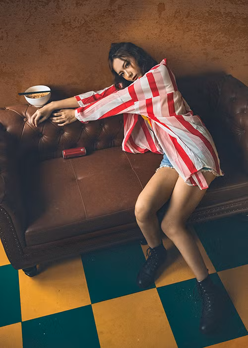 Mỹ Ngân tin rằng chiều cao chính là yếu tố giúp cô ghi điểm với ban giám khảo. Ảnh: FBNV