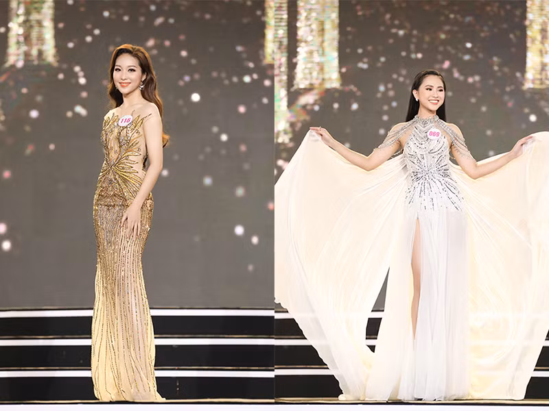 Nguyễn Lê Phương Thảo - SBD 116 và Phù Bảo Nghi - SBD 069 cũng có tên trong danh sách top 35 chung kết Hoa hậu Việt Nam 2020.