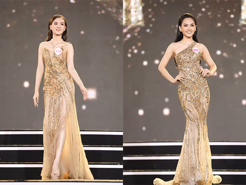 Hoàng Tú Quỳnh - SBD 419 và Huỳnh Nguyễn Mai Phương - SBD 093 cũng lọt vào vòng chung kết Hoa hậu Việt Nam.