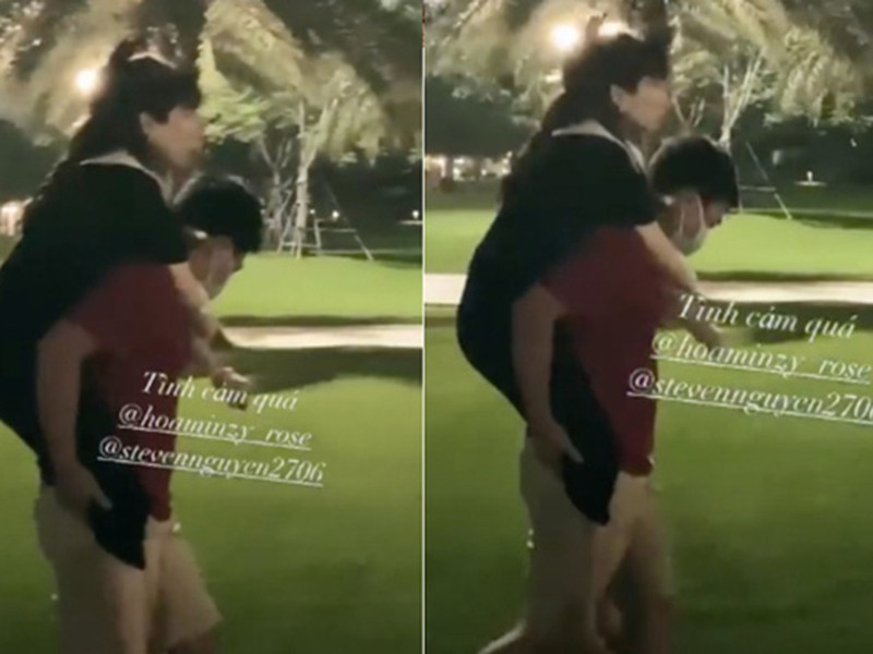 Mới đây, quản lý của Hòa Minzy tiết lộ nữ ca sĩ bị cảm lạnh và phải tiêm 10 mũi thuốc. Do bị đau ở vòng ba, Hòa Minzy được bạn trai cõng qua đường.