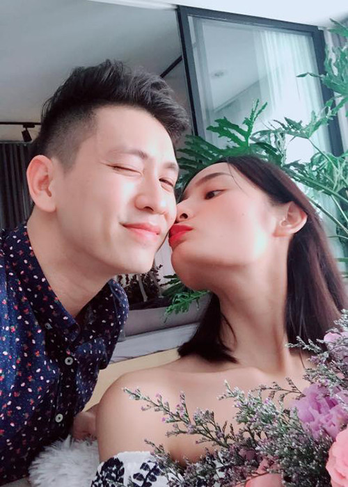 Ông xã của Lê Thúy ngày càng phong độ.