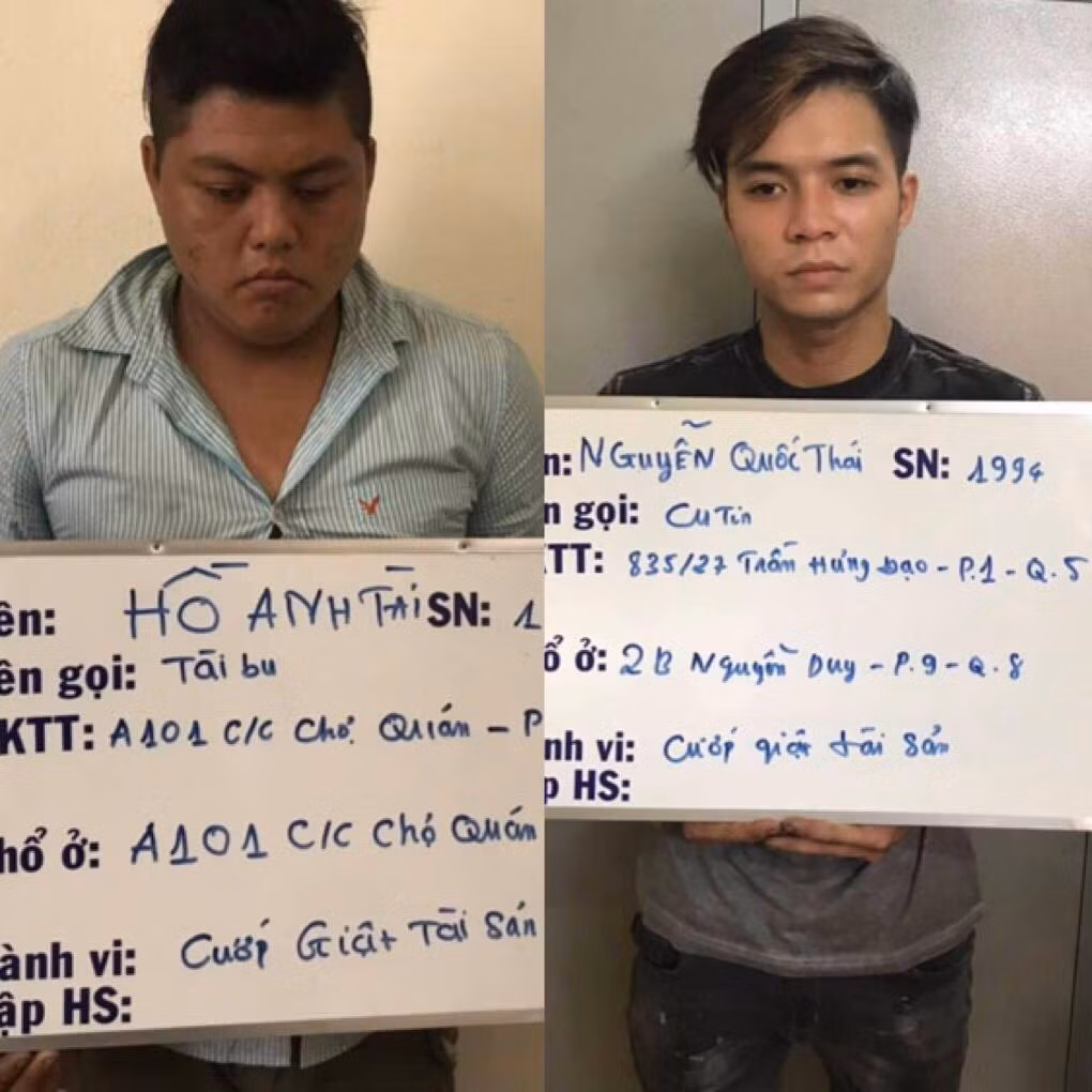 Bang cuop manh dong de doa nguoi dan trung tam Sai Gon bi bat