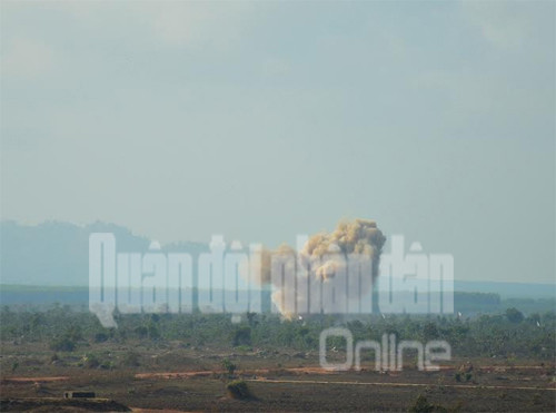 Mục tiêu bị tiêu diệt ngay từ đợt tấn công đầu tiên.