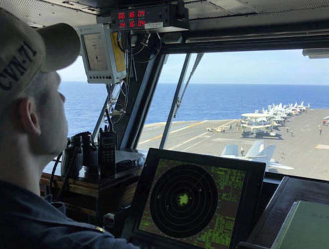 Hải quân Mỹ cho biết, các hoạt động tự do hàng hải liên tục ở Biển Đông sẽ trở thành hoạt động thường ngày của họ. “Quân đội Mỹ sẽ điều máy bay, thuyền và hoạt động ở bất cứ nơi nào luật pháp quốc tế cho phép, bất kể các vị trí có yêu sách hàng hải quá mức và bất kể các sự kiện hiện tại”, Người phát ngôn Hạm đội 7 nói.