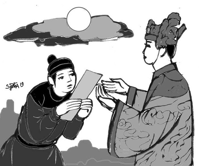 Theo "Lịch triều hiến chương loại chí", Luật Gia Long do quan đại thần Nguyễn Văn Thành chủ trì biên soạn. Ông là một trong những khai quốc công thần của triều Nguyễn, góp công lớn giúp vua Gia Long xây dựng vương triều. Tranh minh họa: Sỹ Hòa/Báo Bình Phước.