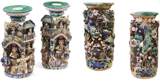 Độc đáo điển tích Tây du ký, Tam quốc diễn nghĩa trên đồ gốm cổ Sài Gòn - Hình 4 Doc dao dien tich Tay du ky, Tam quoc dien nghia tren do gom co Sai Gon-Hinh-4