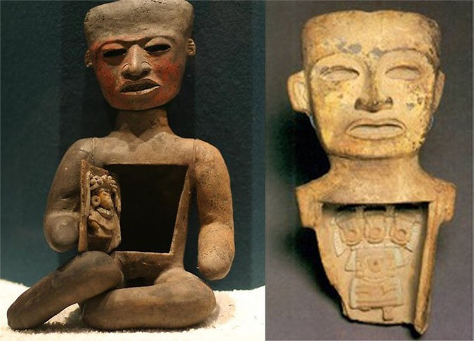 Những bức tượng này sau đó được phát hiện trong nhiều lễ chôn cất cổ xưa cùng những lễ vật khác, các cổ vật này đã gợi ý cho các chuyên gia đưa ra một lời giải thích khả dĩ cho sự tồn tại của chúng.